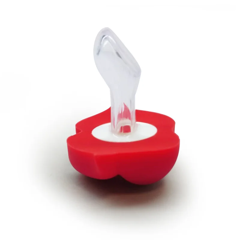 Детская соска красный поцелуй губы пустышка забавные силиконовые детские соски