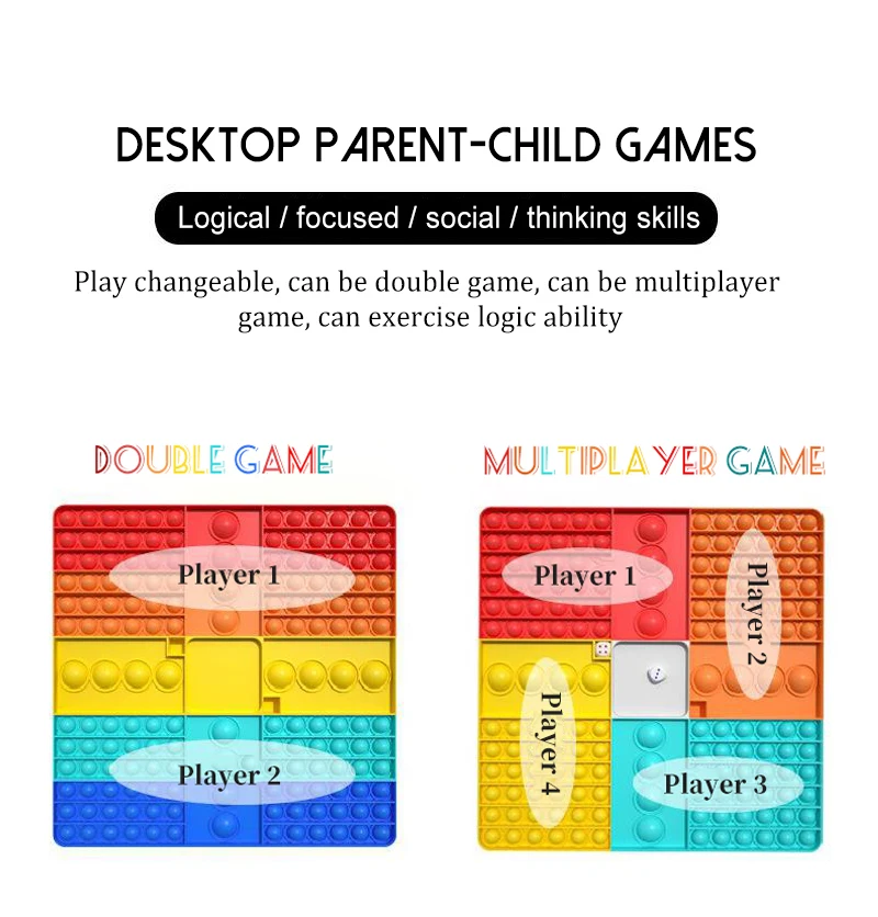 Новинка 2021 супер-большие Пузырьковые игрушки для снятия стресса аутизма