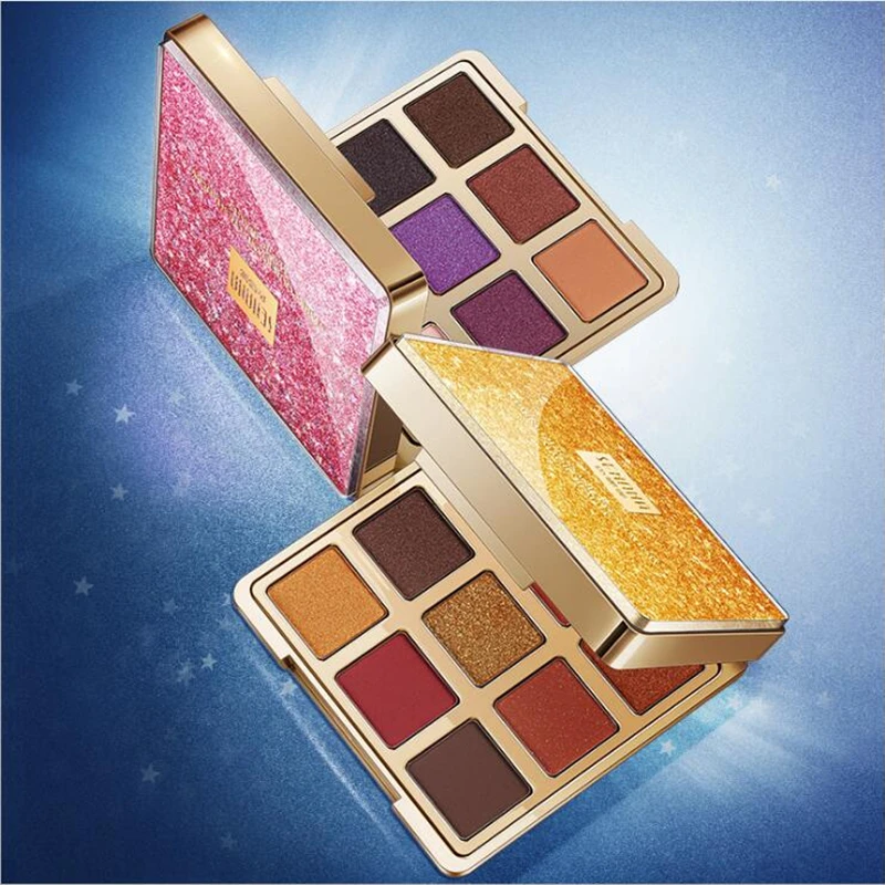 Новые тени для век звездного и закатного цвета модные косметические волшебные