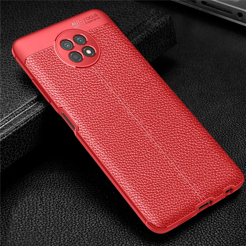 For Xiaomi Redmi Note 9T Case Soft Silicone Leather Anti-knock Fundas Case For Redmi Note 9T Cover For Redmi Note 9T 9 T Fundas
