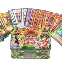 yu gi oh 42 72pcsset games not repeating anime style cards game collection cards with toys kids christmas gifts with iron box