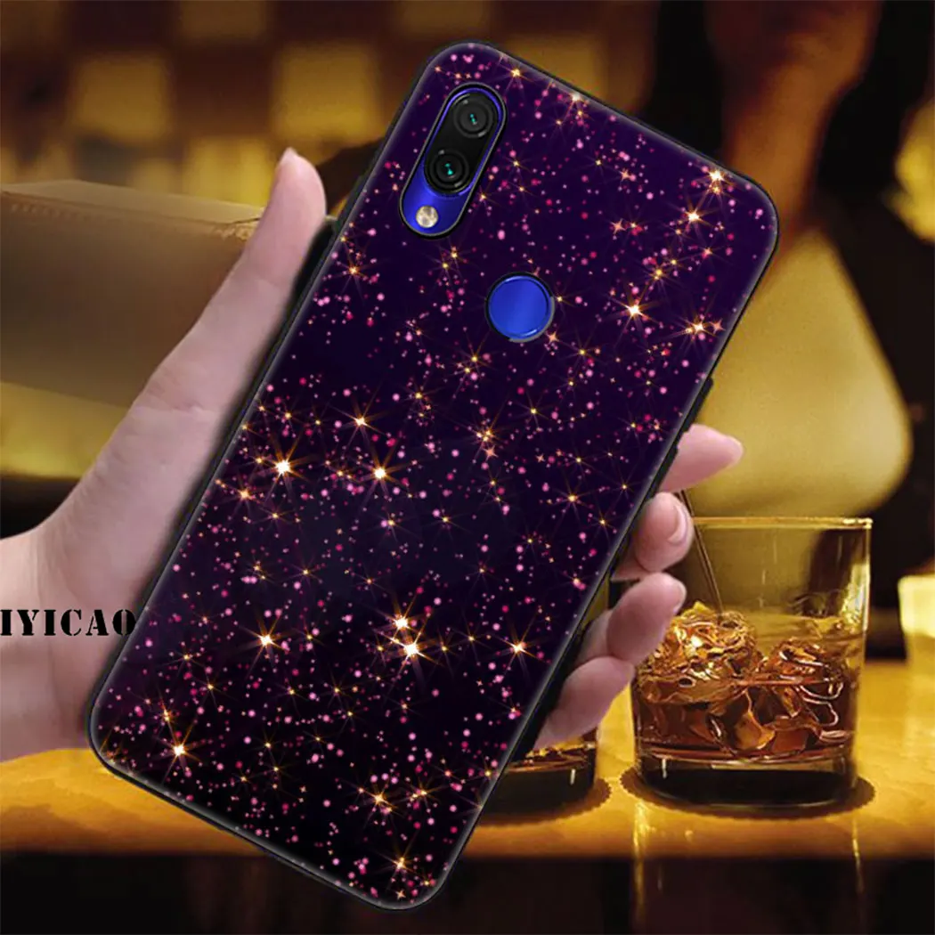 IYICAO блеск пески роскошный мягкий чехол для Xiaomi Redmi Note 5 6 7 8 Pro 5A Prime 4 4X телефона |