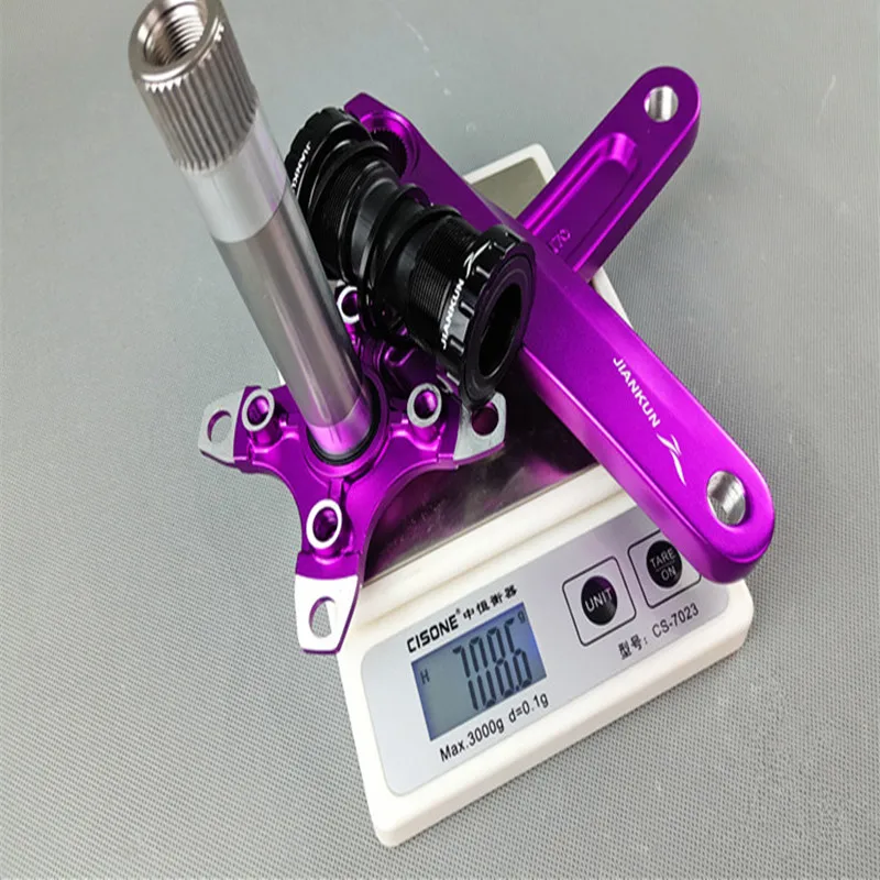 Горный велосипед Алюминиевый сплав шатун со звездами для велосипеда кривошипная