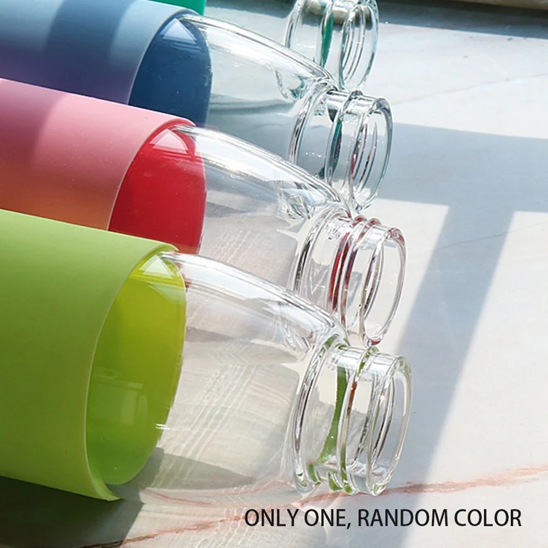 Стеклянная бутылка для воды с бамбуковым покрытием 500 мл | Дом и сад