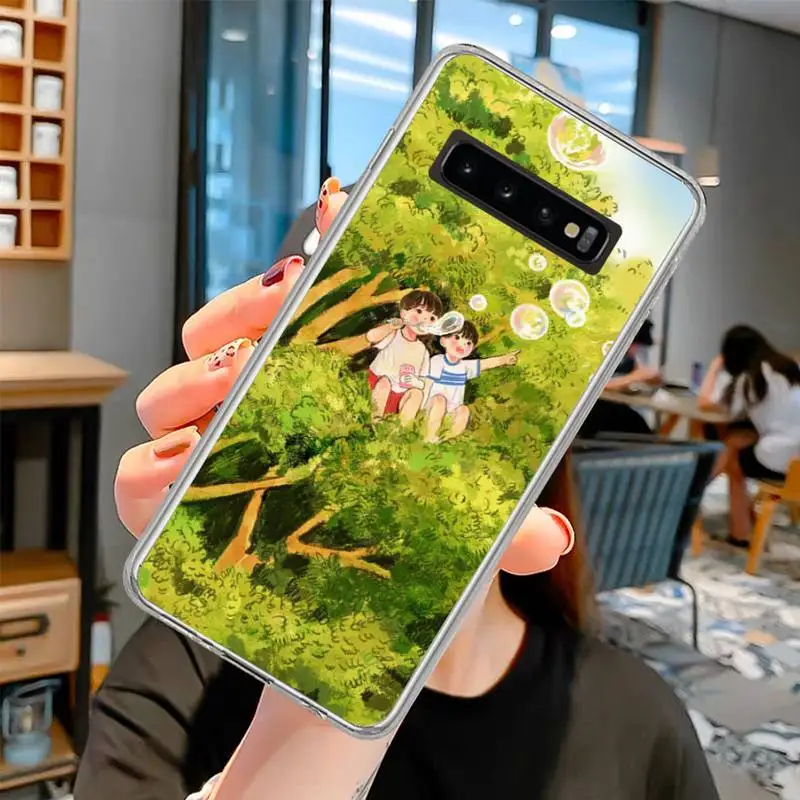 

Childhood Memory Phone Case For Samsung S7edge S8 Plus S9plus S10 Plus E For Samsung Galaxy S10