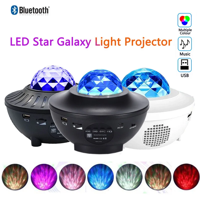 

LED Star Galaxy Light Projector USB Fairy Rotate Starry Sky Projetor Galaxys light Lamp Led night light For bedroom decoration