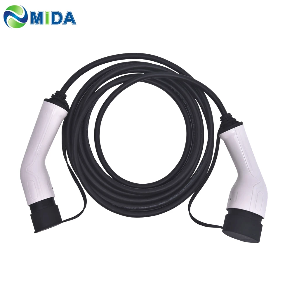 32A 22KW 3 фазное зарядное устройство EV Тип 2 для типа кабель зарядки IEC 62196 гнездовой разъем электромобиля|ЗУ и