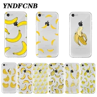 fruit banana pattern tpu soft phone case for iphone se 2020 11 pro x xr xs max 6 6s 7 8 plus soft clear cover mobile cover