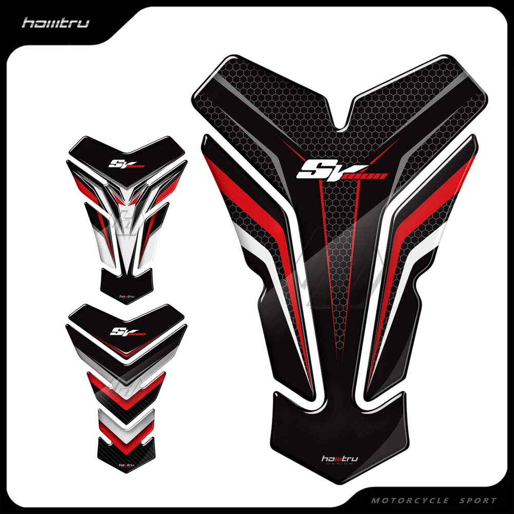 3D Смола защитная накладка на бак мотоцикла стикер чехол для Suzuki SV1000 SV1000S |