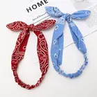 Женские повязки на голову с принтом для девочек, богемные эластичные повязки для волос в стиле ретро, повязки на голову, повязки на голову, аксессуары для волос