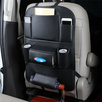 car seat organizer universal pu leather waterproof storage bag multi pocket hanging pouch auto interior arrangement accessories