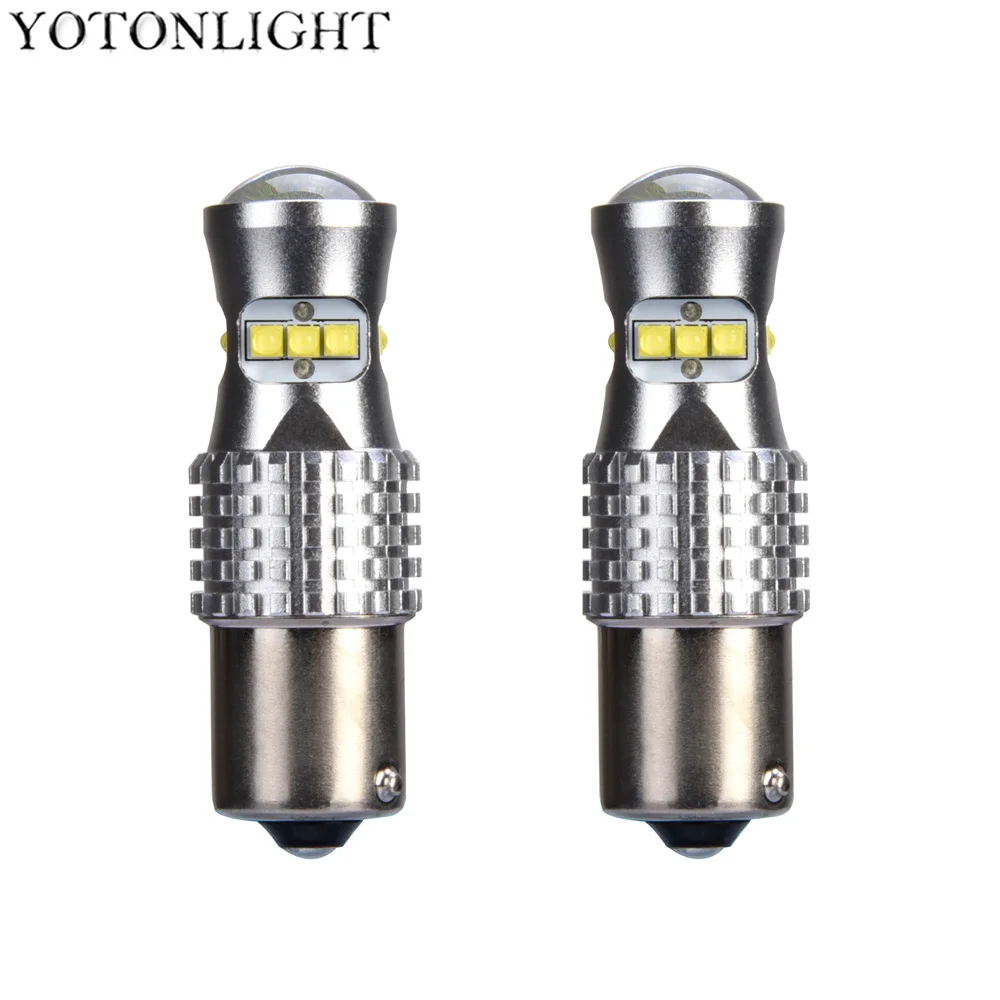 

YOTONLIGHT 2 x 1156 BA15S p21w Led 1157 Bay15d 3157 3156 7440 7443 Led Lamp Backup Reverse Light DRL Stop Car Bulbs 6000K 1200LM