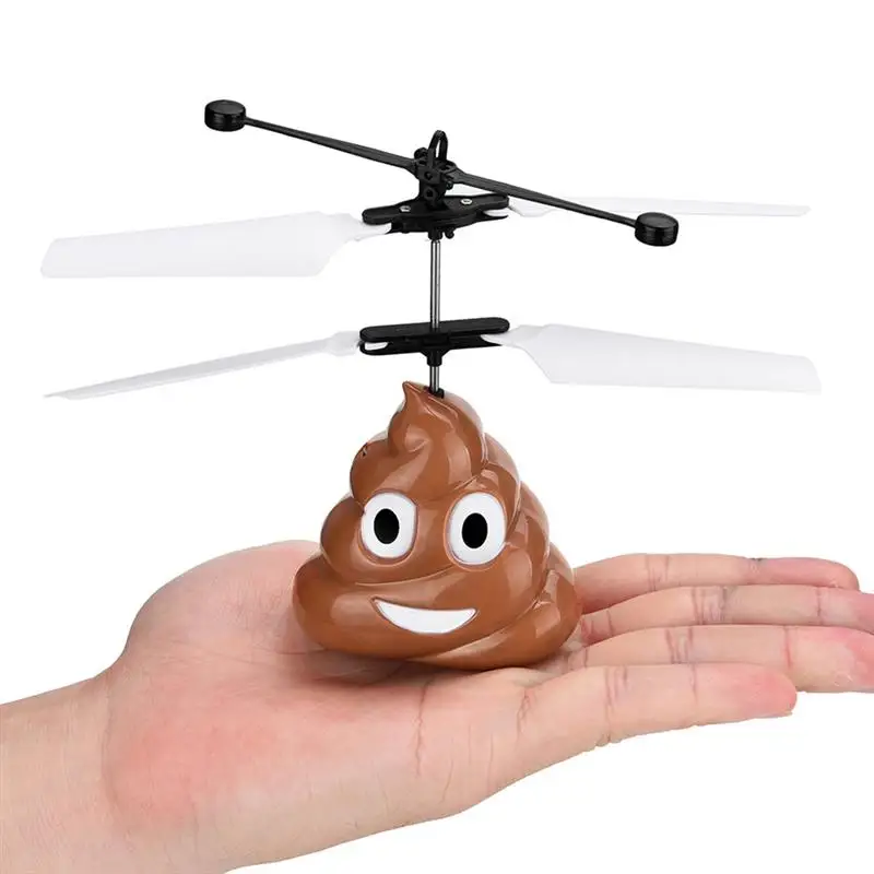 

Mini Flying Poop Infrared Induction Flight Aircraft Toys For Home School Park Rc Infraed Induction Helicopter Toys Plane Gift
