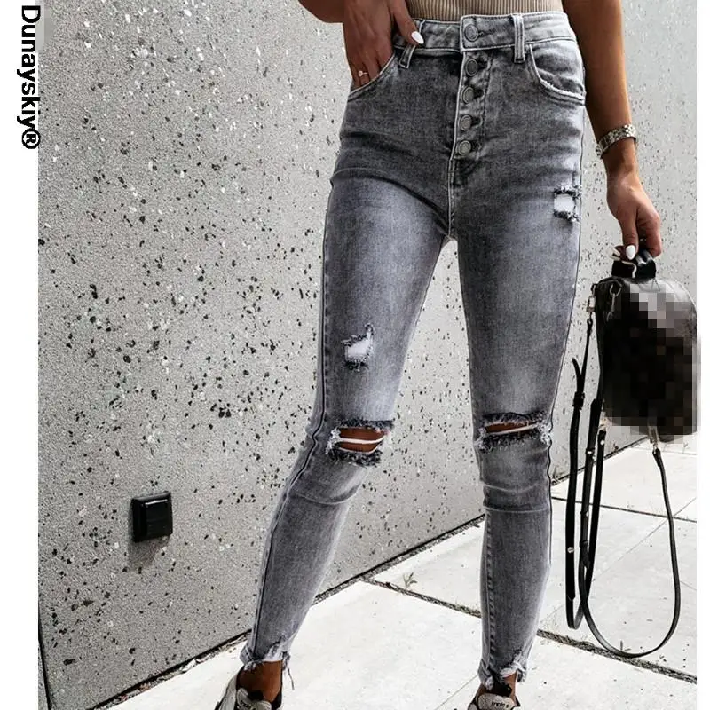 

Woman Jeans Streetwear Vintage Quality 2021 Fashion Straight Pants High Waist Clothes Wide Leg Denim Clothing