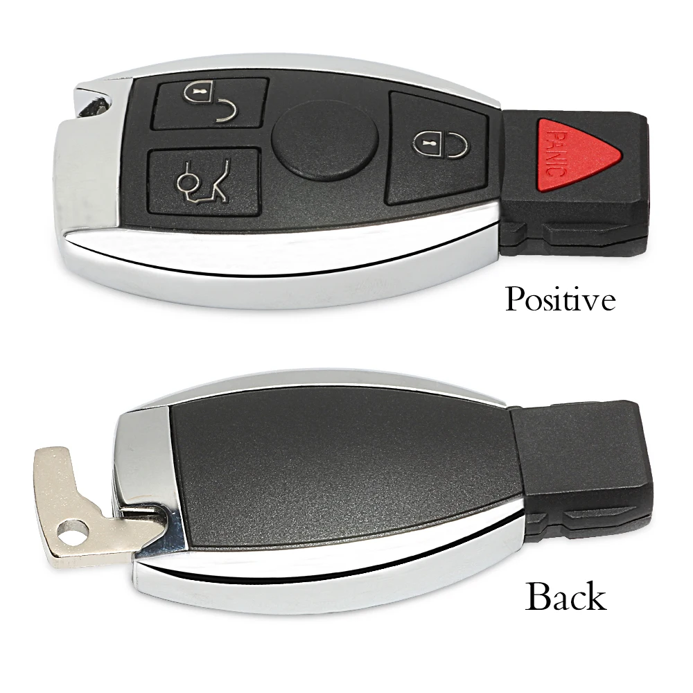 

KEYECU Keyless Go Xhorse MB FBS3 BGA Remote Car Key Fob 4 Button 315MHz /433MHz for Mercedes Benz W204 W207 W212 W164 W166 W221