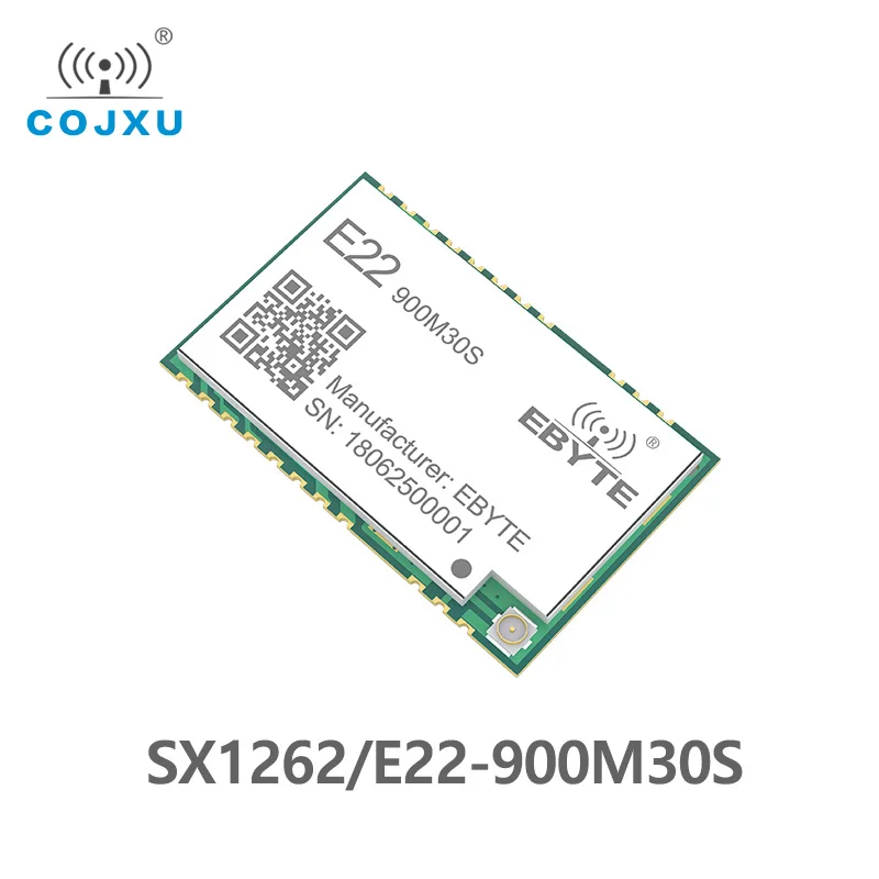 LORAWAN SX1262 LoRa TCXO 915 МГц беспроводной модуль ebyte Φ отверстие для печати IPEX антенна 850-930