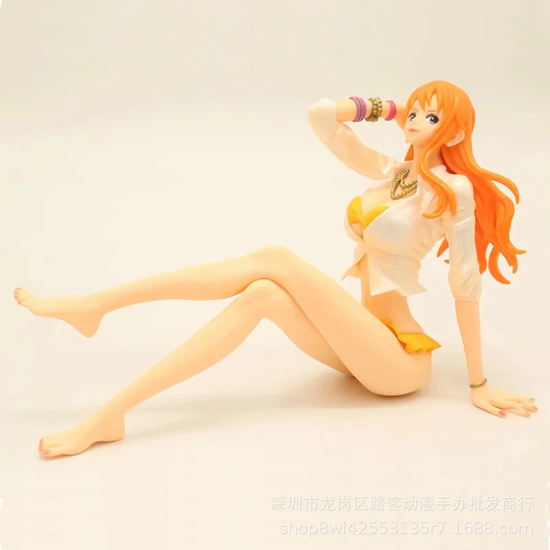 One Piece Boa Hancock Anime Nami Figure Sexy Girl Peripherals PVC Action Serpentine Seat Collection Doll Model Gift | Игрушки и хобби