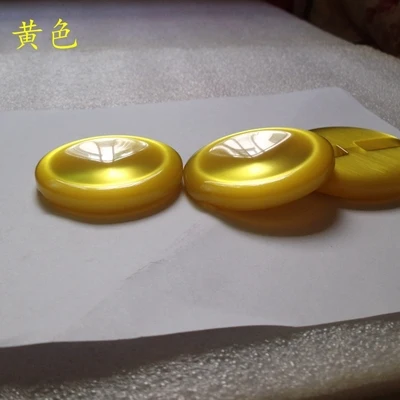 Бесплатная доставка 2 шт./лот 49 мм желтый плащ из плексигласа с большими