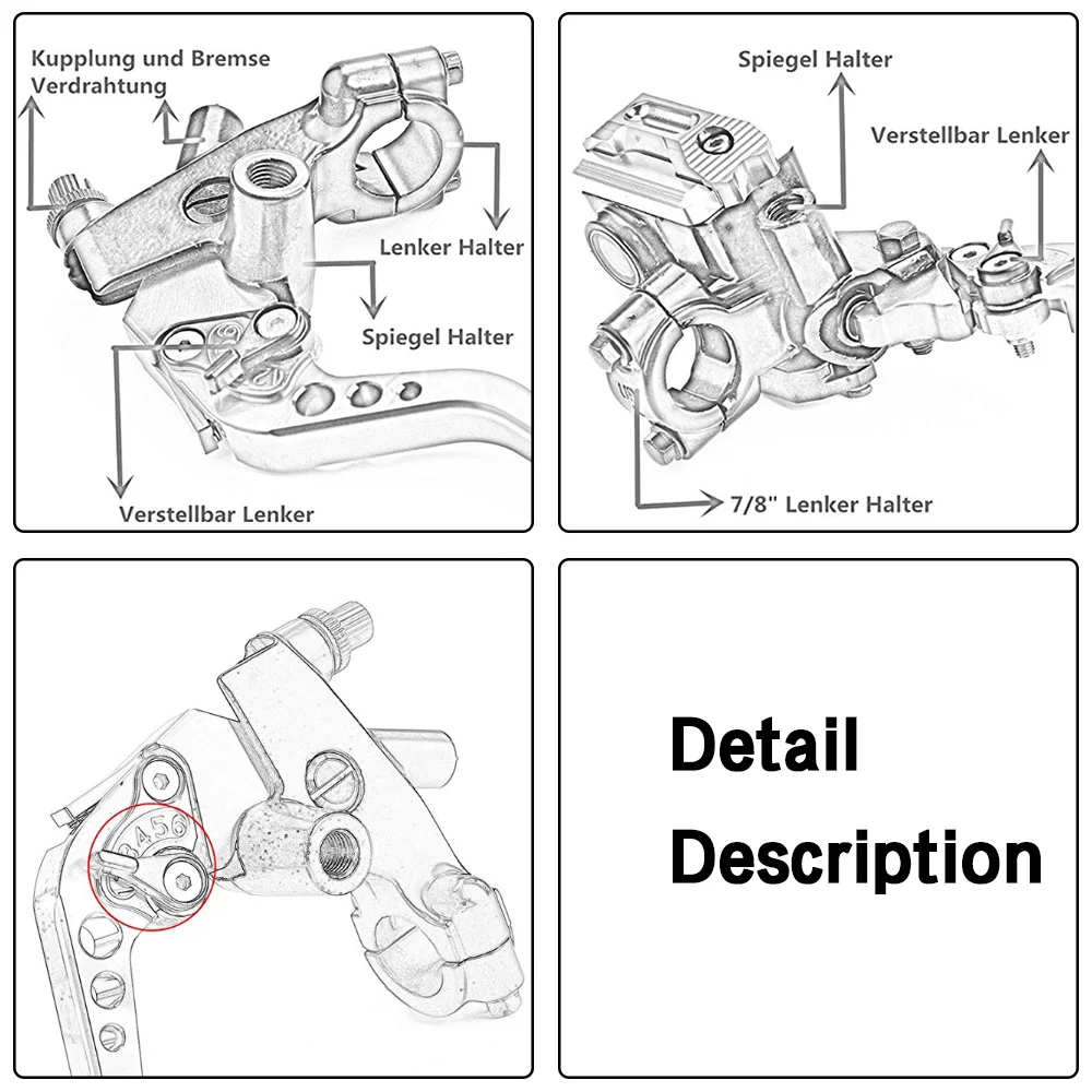Рычаг насоса сцепления рычаг мотоцикла Гидравлический Главный цилиндр