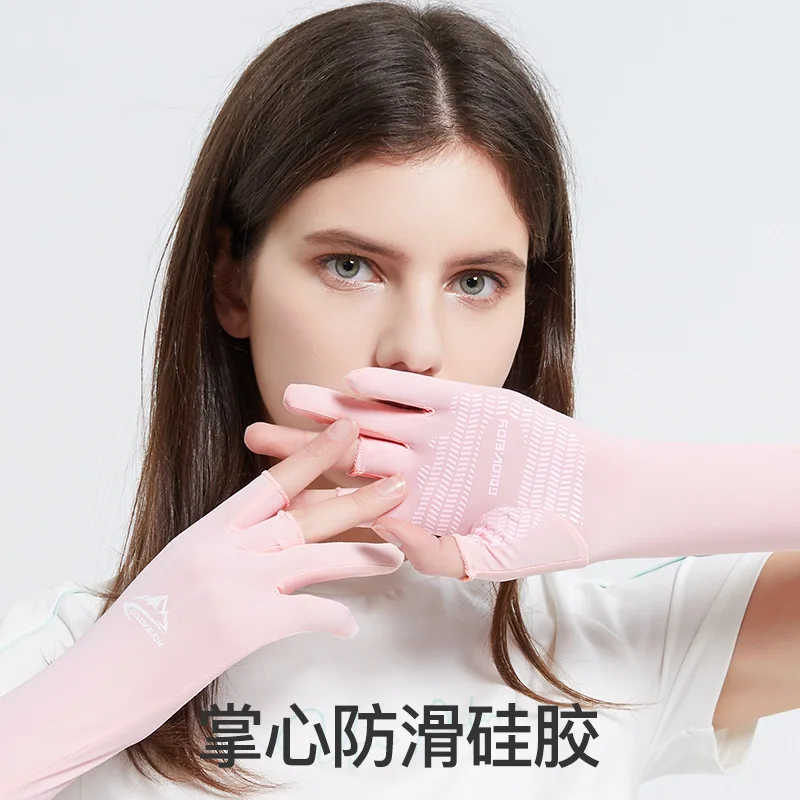 Летние солнцезащитные перчатки для мужчин и женщин, быстросохнущие Нескользящие митенки с защитой от ультрафиолетовых лучей для вождения, ... от AliExpress WW