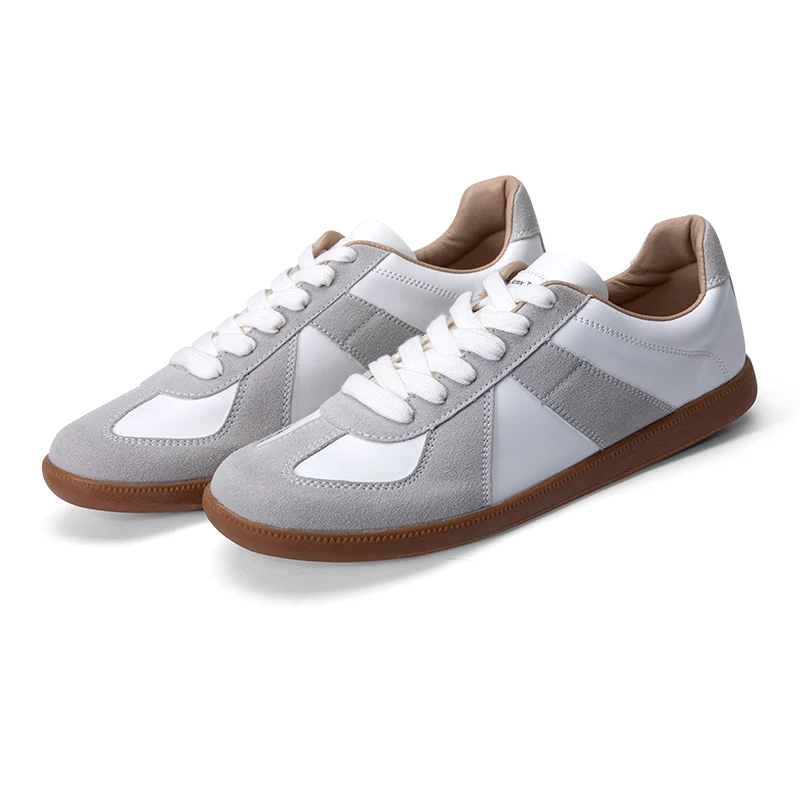 

Retro Women Trainers White Suede Sneakers Tenis Feminino Casual Shoes Deportes Mujeres Leather Basquettes Femme Big Size 43