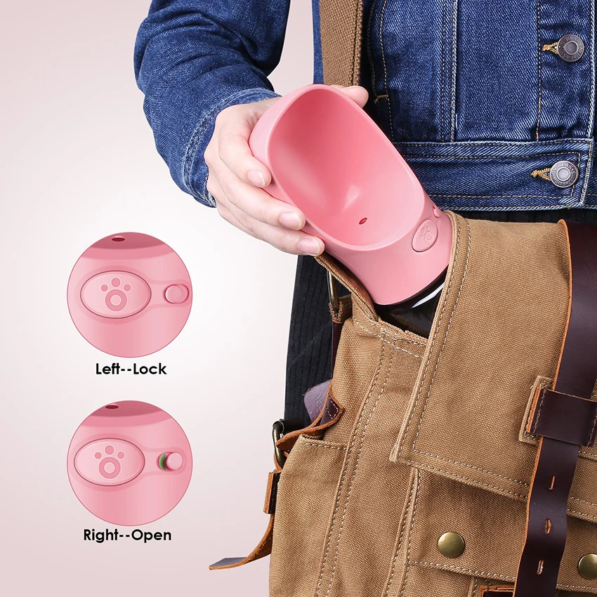

Pet Dog Water Bottle Dog Leakage-proof Drinking water feeder for Outdoor Dogs Travel Water Bottle Dogs Water Bowl Pet Supplies