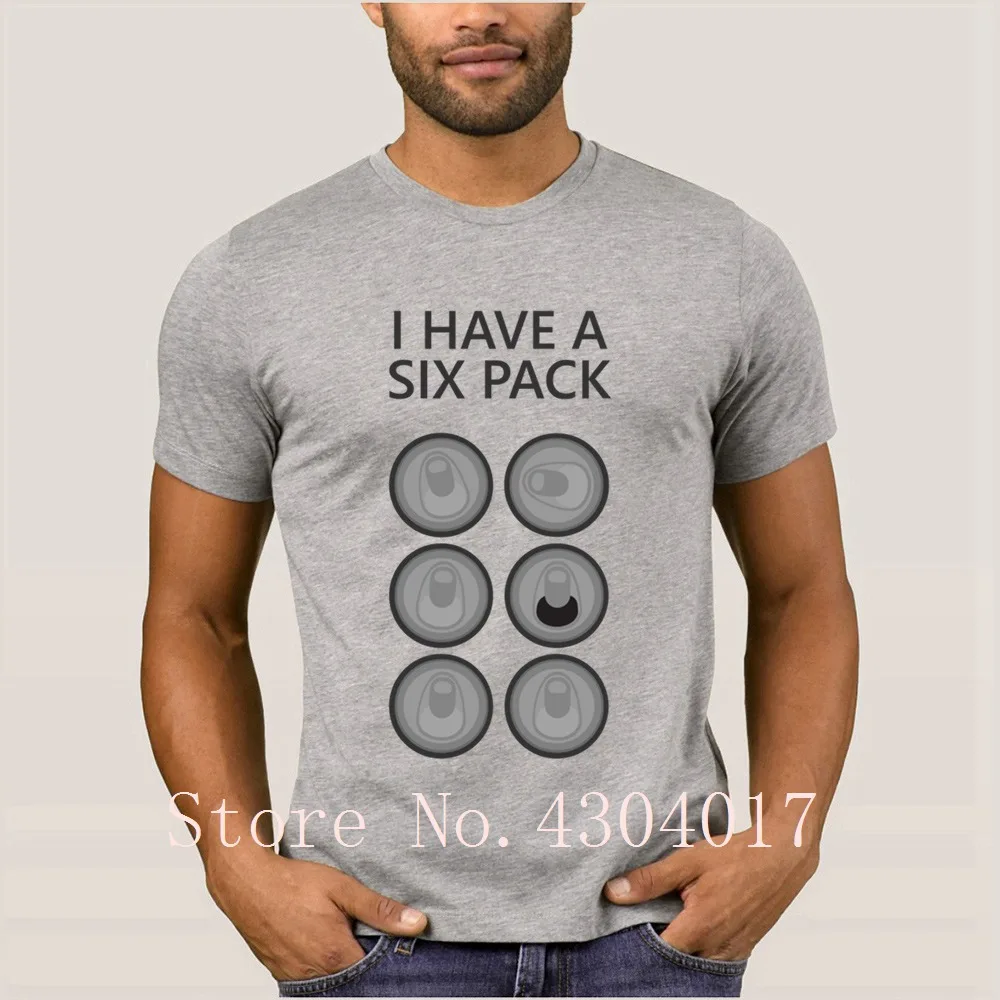I Have A Six Pack Премиум футболка для мужчин короткий рукав принт комическая уличная