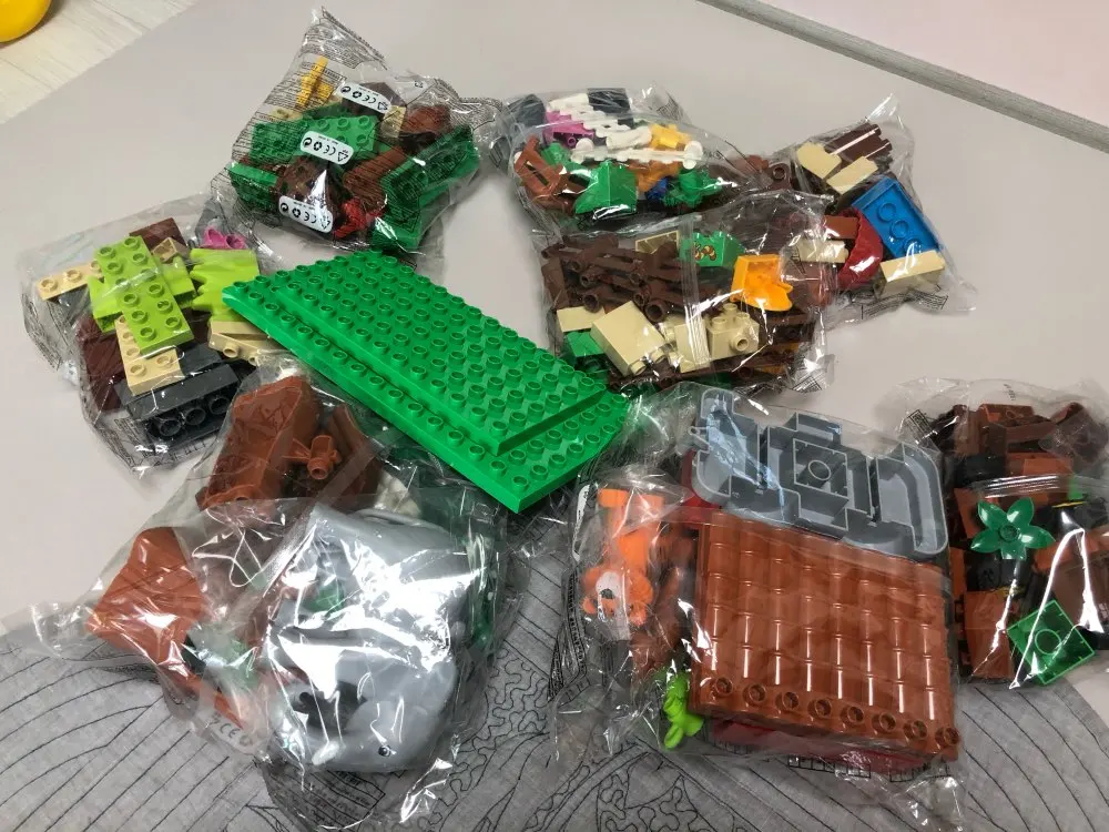 3 комплекта Конструкторы duplo наборы джунглей животных блоки Большой размер DIY enleten кирпичи совместимые Фигурки Игрушки для маленьких детей