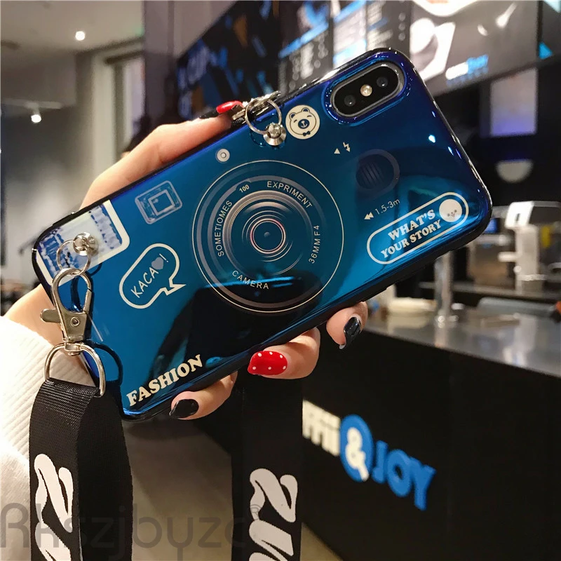 Чехол для Asus Zenfone Max Pro M2 ZB631KL ZB633KL M1 ZB601KL Мягкий ТПУ Для 6 ZS630KL ROG 2 ROG2 чехол с ремешком |