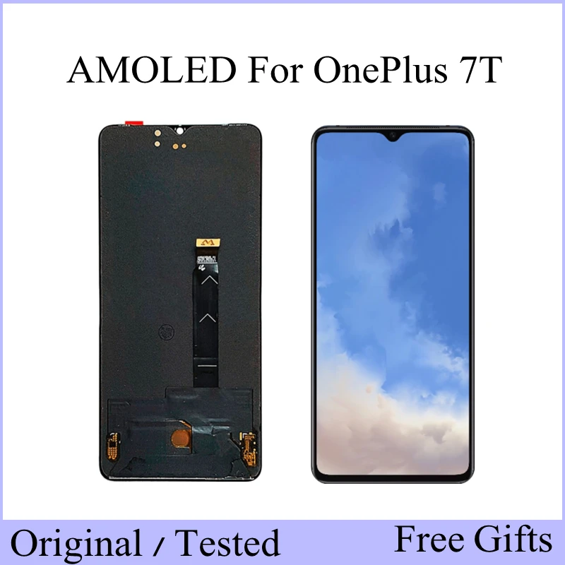 

Original AMOLED LCD Screen For OnePlus 7 Pro Display For OnePlus 7T LCD Touch Screen Digitizer Assembly Replacement 100% Test