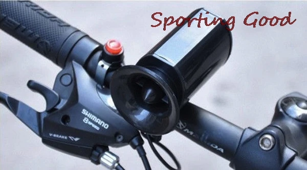 

Waterproof Black 6Sounds Ultra-loud Electronic Bicycle Bell Bike Horn Siren High