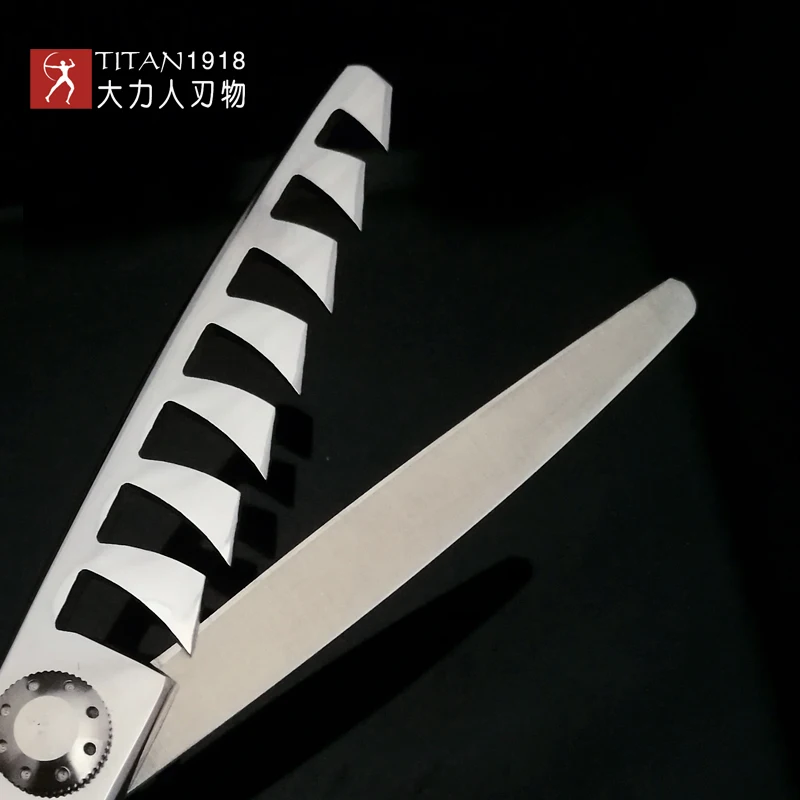 TITAN 6 дюймов Парикмахерские ножницы Профессиональные для волос Japan440c стрижки