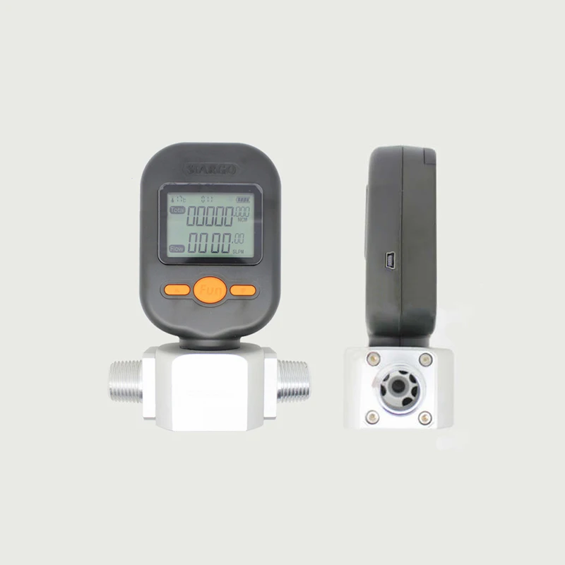 MF5706 (0-10L/25L) MF5712 (0-200L) Gas Mass Flow Meter Compressed Air Nitrogen Oxygen Argon Carbon Dioxide Digital Flowmeter | Инструменты
