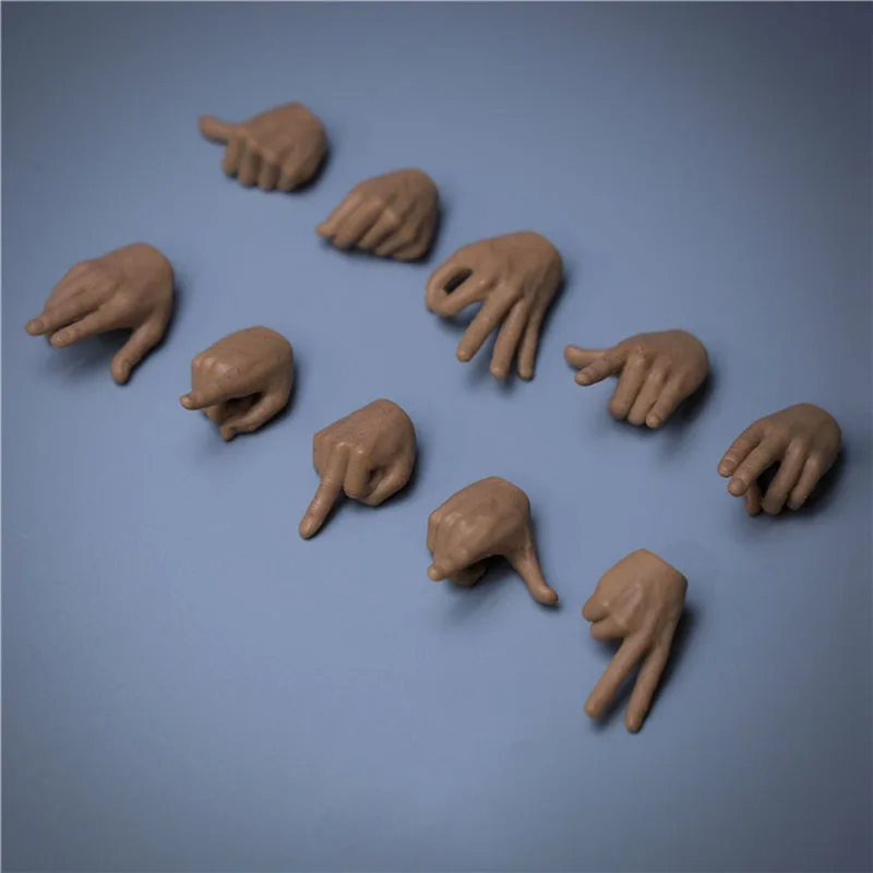 

1/6 Male Soldier Hand Gestures Model Hand Shape TOYS Dolls P001 Fit 12'' HT PH Action Figure Body