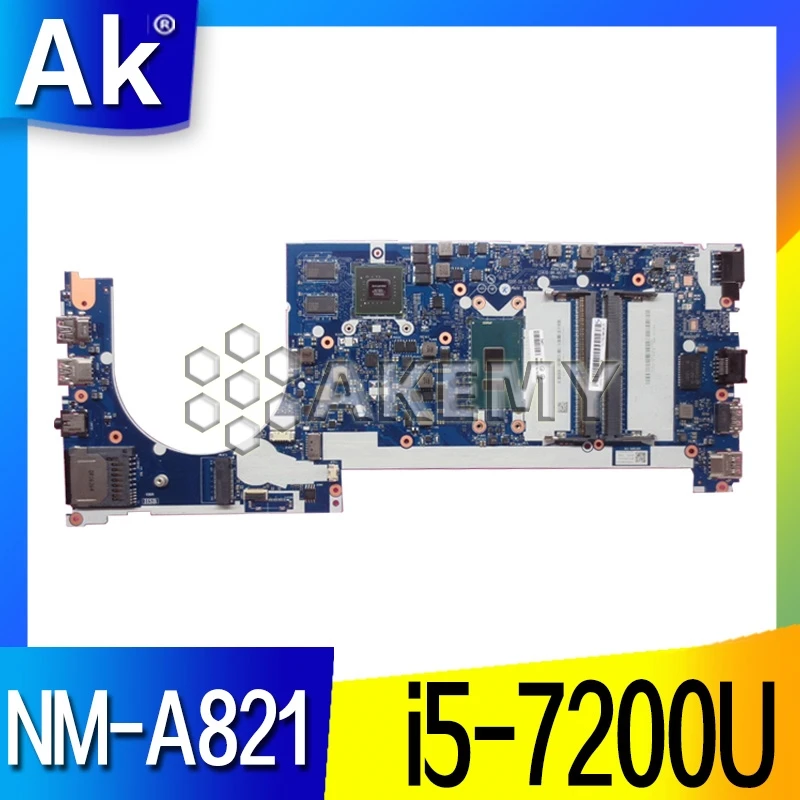 CE470 NM-A821 For Lenovo Thinkpad E470 E470C notebook motherboard 01EN265 CPU i5 7200U GT920M 2G 100% test work | Компьютеры и офис
