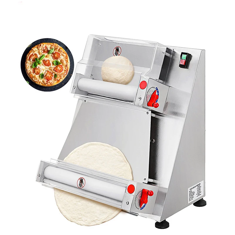 

Pizza Dough Roller Press Pizza Machine Automatic 12 Inch Pizza Crust Shaping Machine Cake Press Machine Shaper
