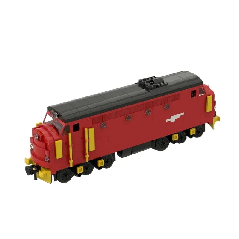 

Christmas Red City Train Diesel Locomotive High-Tech Building Blocks Steam Locomotives Rail Track Bricks Toys Kid Gifts