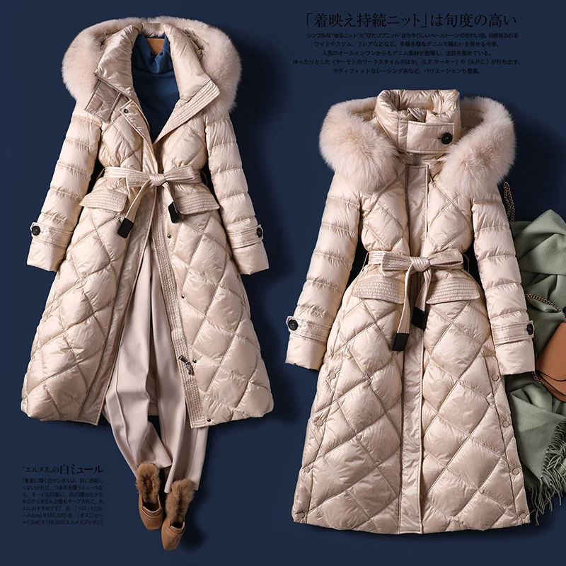 

Пуховик SHUCHAN женский, зимний, теплый, приталенный, 2021