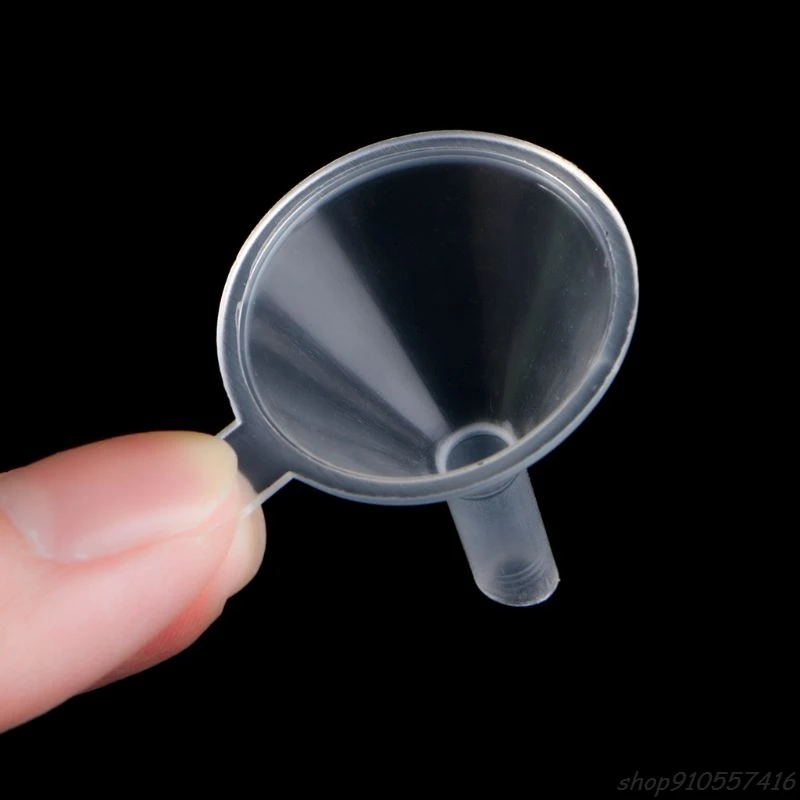 

10Pcs Plastic Small Funnels For Perfume Liquid Essential Oil Filling Empty Bottle Packing Tool S30 20 Dropshipping