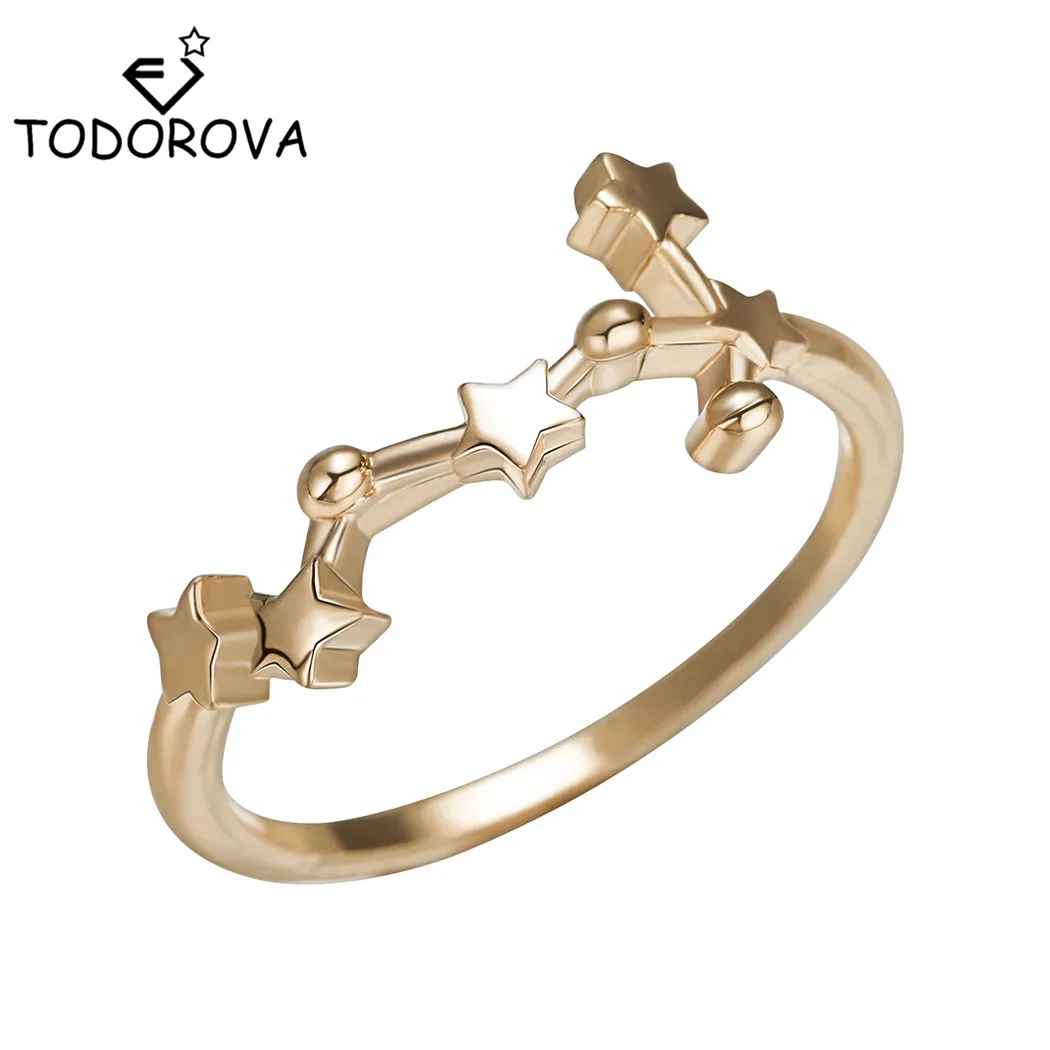 Todorova 12 Знак зодиака Овен Таурус Близнецы Рак Leo Virgo Libra Scorpius Sagittarus Capricornus Водолей, Рыбы Кольца для женщин