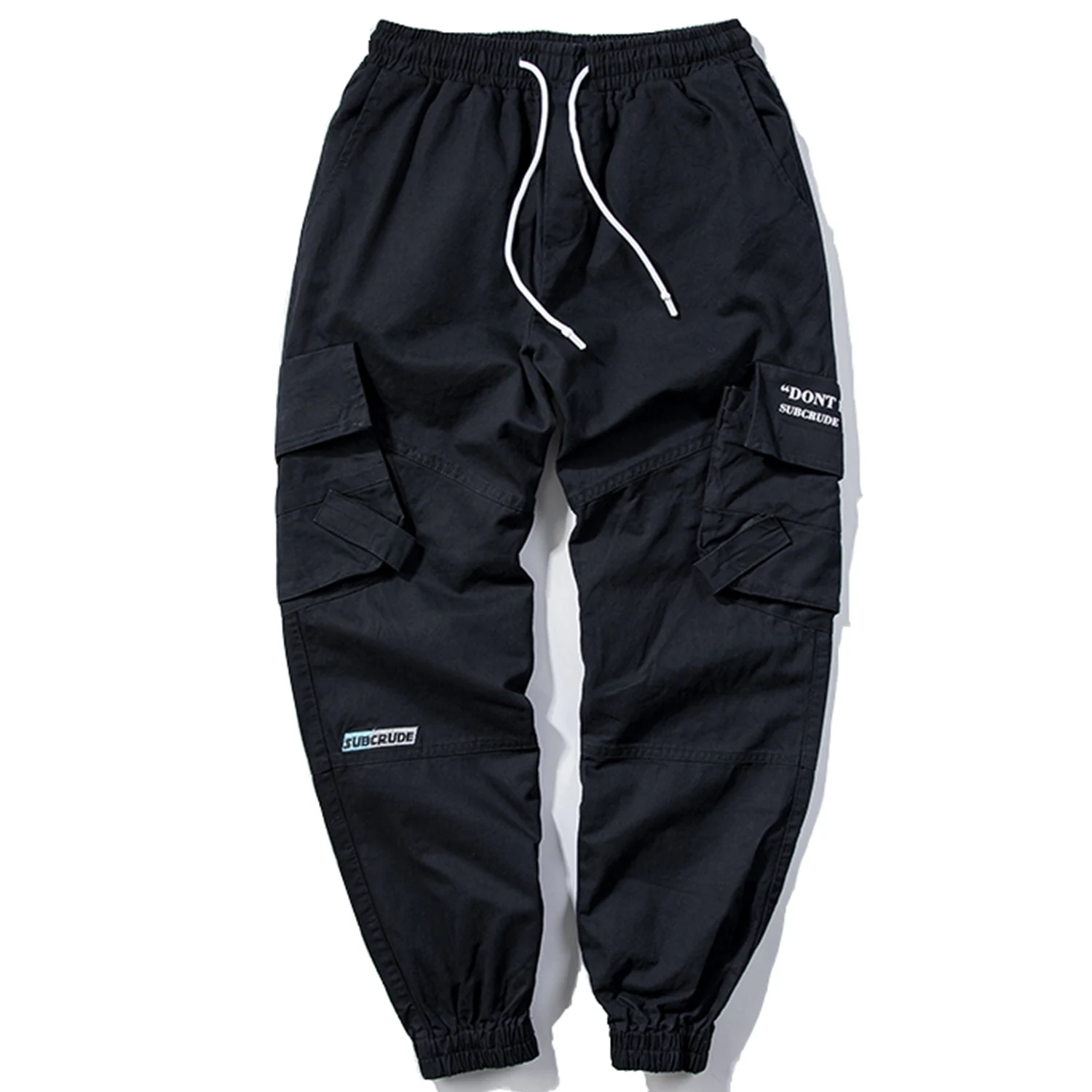 Брюки-карго мужские составного кроя с большими карманами повседневные Джоггеры