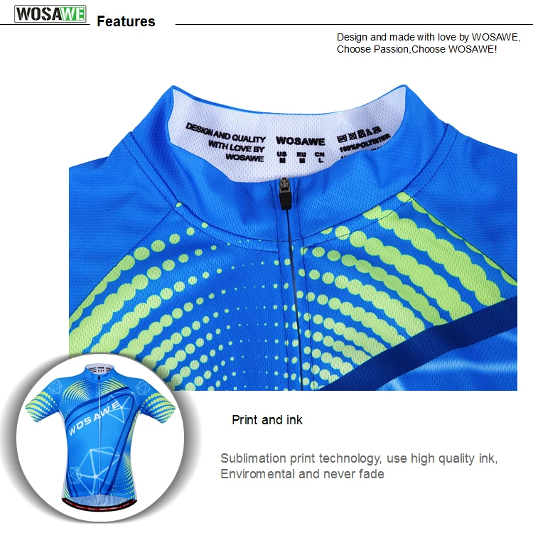 WOSAWE велосипедная майка Ropa Ciclismo, летняя, отличная эластичность, летняя, мужская, быстросохнущая, велосипедная одежда, черная и белая, S-2XL