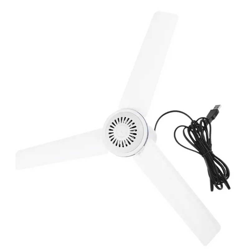 Ultrastrong Wind Summer Air Cooler DC 5V Ceiling Fan Portable Hanging USB Powered Tent Fans for Home Bed Camping Outdoor Office | Бытовая