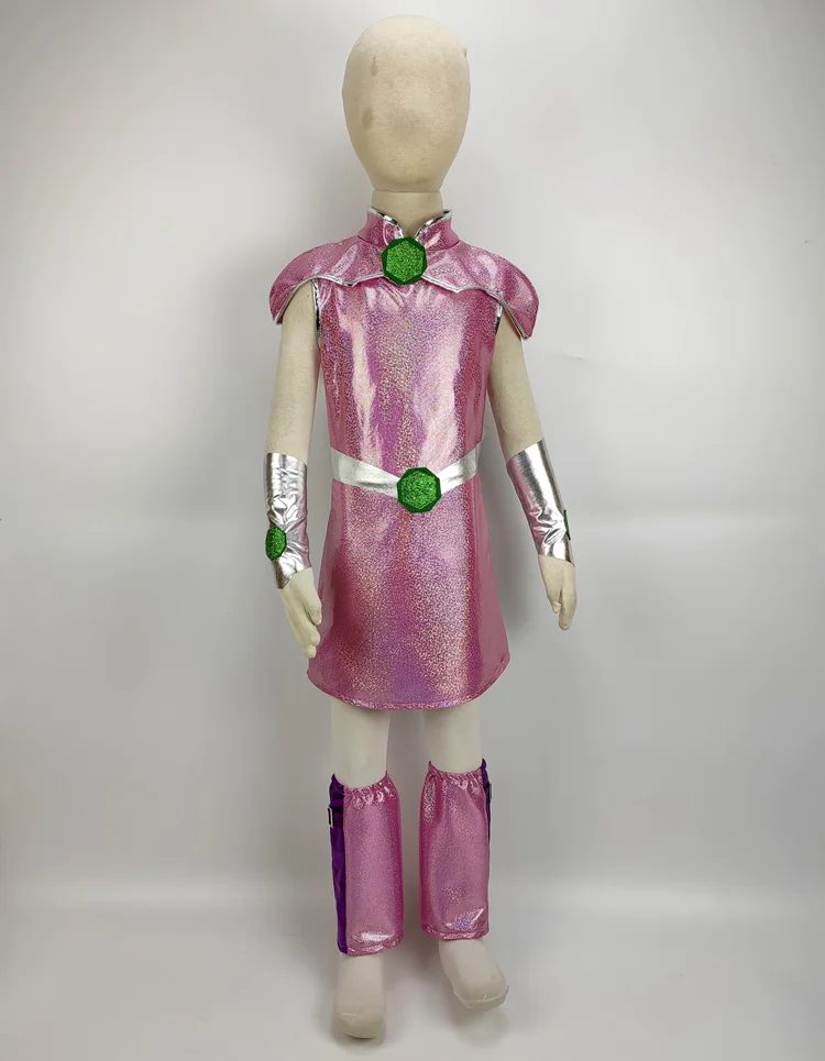 2020 New costume Teen Starfire Cosplay for Kids TuTu Dress  Halloween Costume (3-9Years)  Party Dress