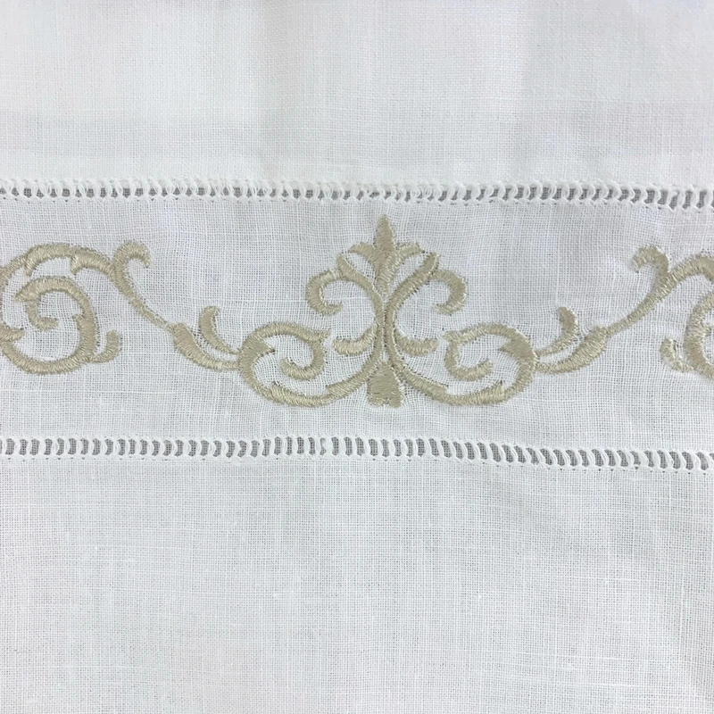 Носовой платок белое льняное чайное полотенце ткань для гостей ванной кухни с