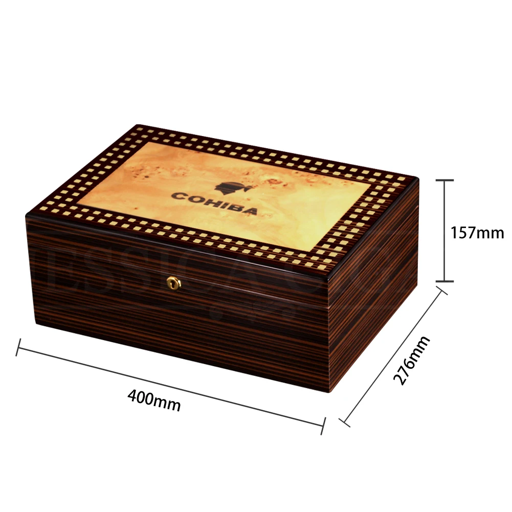 COHIBA высококачественный кедровый хьюмидор для сигар 80 Куба большая емкость