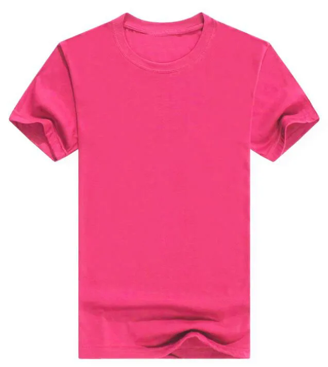 2020 Мужская футболка Повседневная модная розовая хлопковая Футболка с круглым
