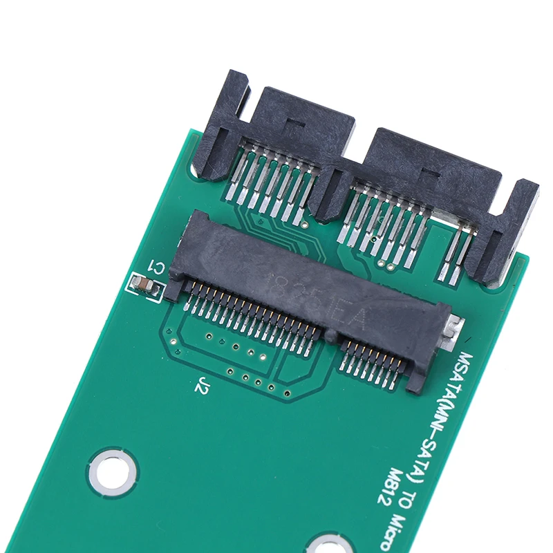 1 шт. Mini PCIe PCI e mSATA 3x5 см SSD до 8 &quotMicro SATA адаптер преобразователь карты|Кабели для