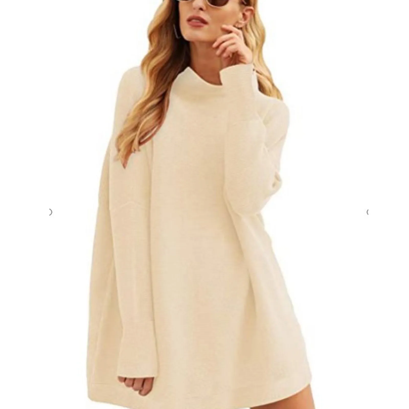 

#45 Women Casual Turtleneck Sweaters And Pullovers Autumn Winter Long Sleeve Pull Femme Solid Pullover