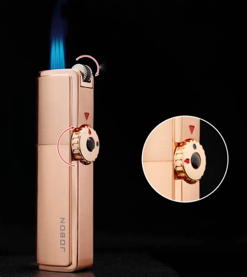 three turbo lighter gas lighter metal lighters smoking accessories firepow cigarettes lighters gadgets for men kitchen bbq free global shipping